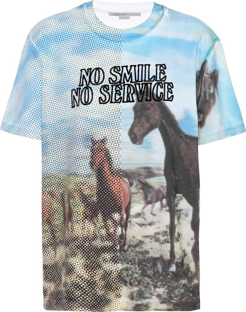 Stella McCartney Printed cotton T-shirt