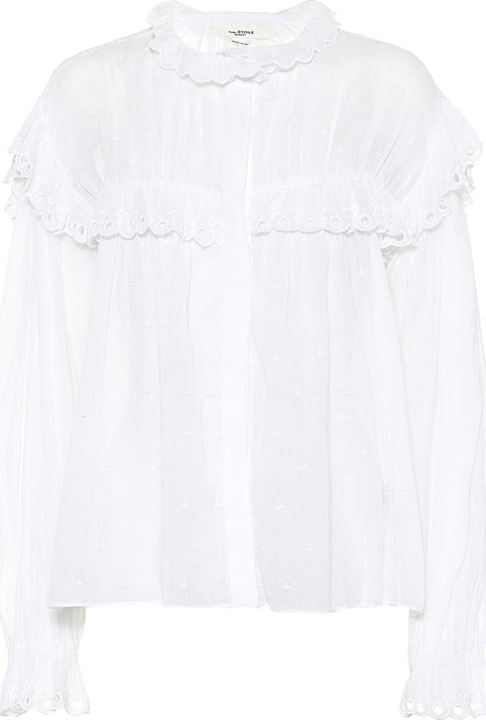 Isabel Marant Etoile Elmira embroidered cotton blouse