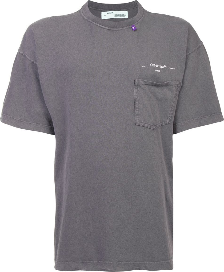 Off White dropped shoulder T-shirt