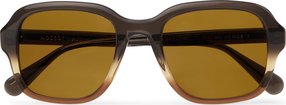Moscot Megillah Square-Frame Gradient Acetate Sunglasses