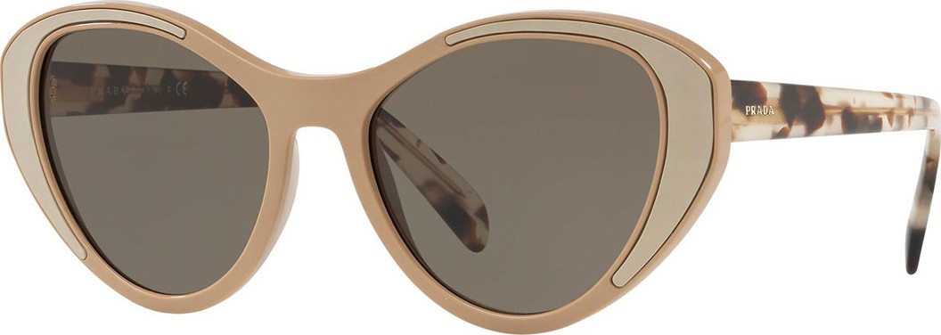 Prada Colorblock Cat-Eye Sunglasses