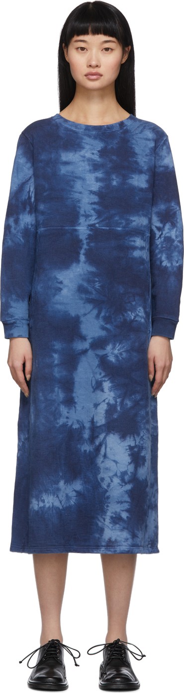 Blue Blue Japan Blue Tie-Dye Dress