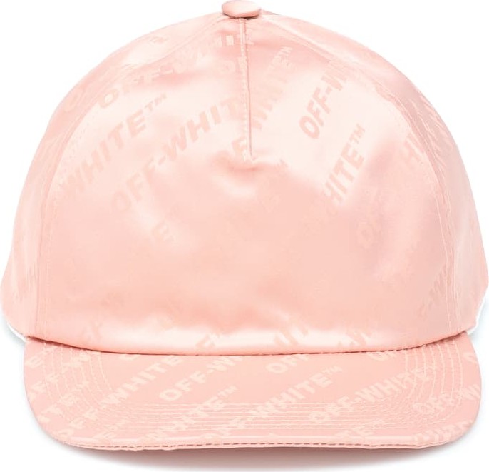 Off White Jacquard cap