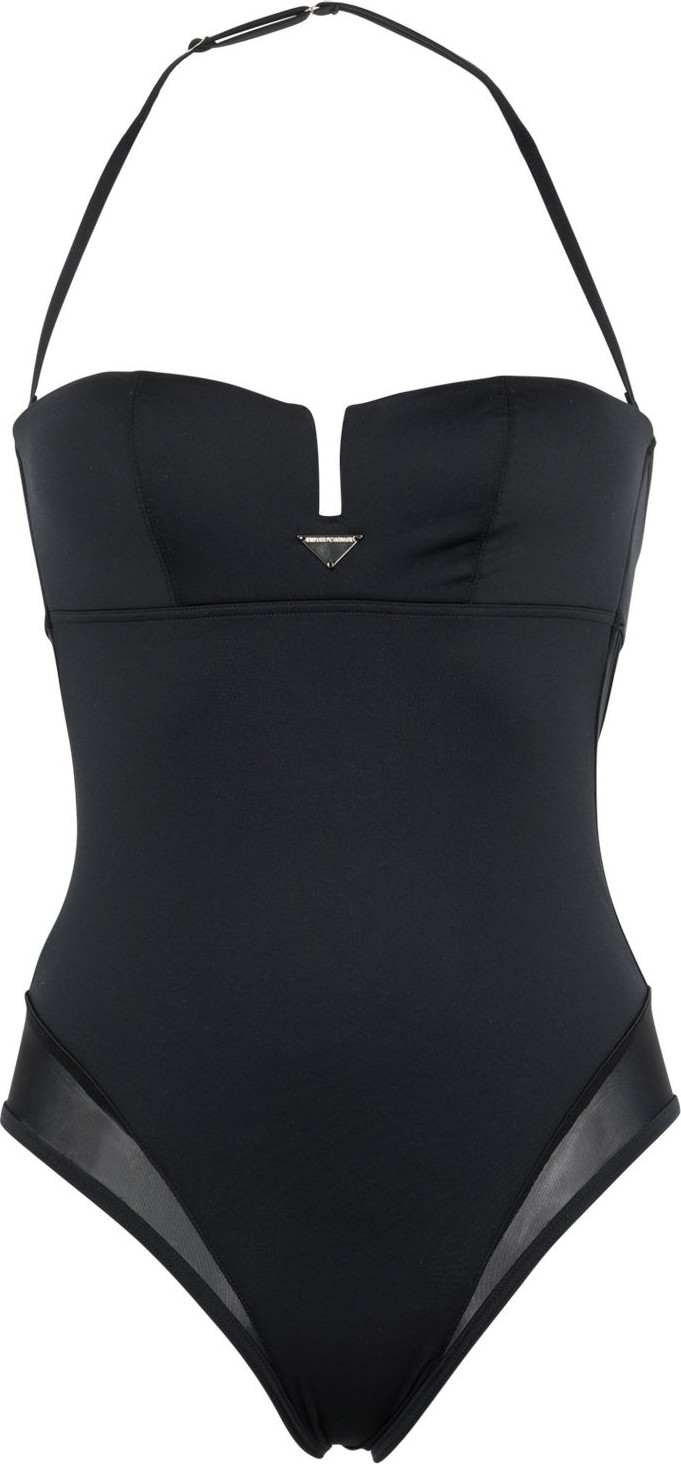 Emporio Armani Ladies Knit Padded Swimsuit