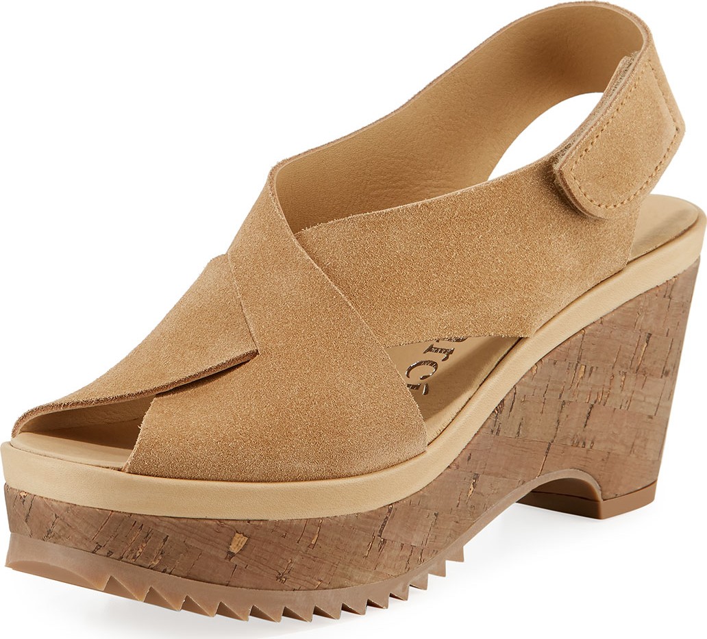 Pedro Garcia Fayre Platform Cork-Wedge Sandals