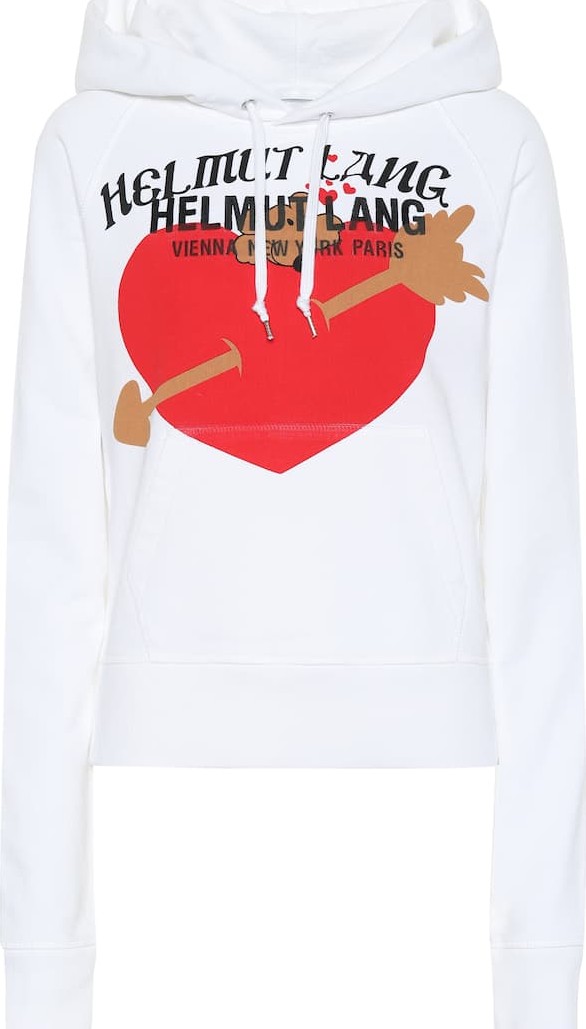 Helmut Lang Valentine cotton hoodie