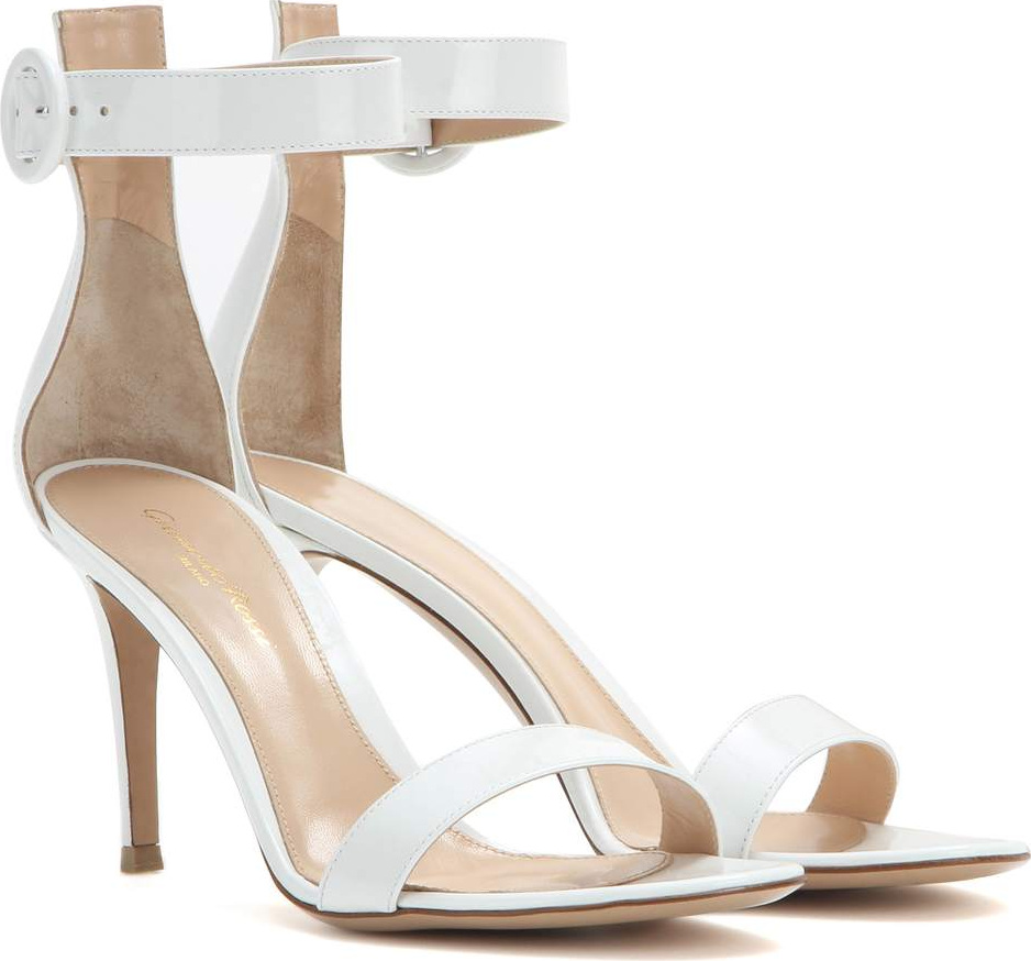 Gianvito Rossi Portofino patent leather sandals