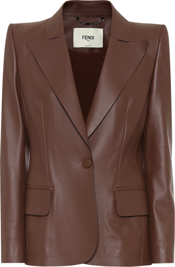 Fendi Leather blazer