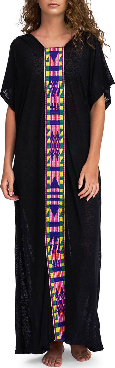 Pitusa Tribal Abaya Coverup Maxi Dress