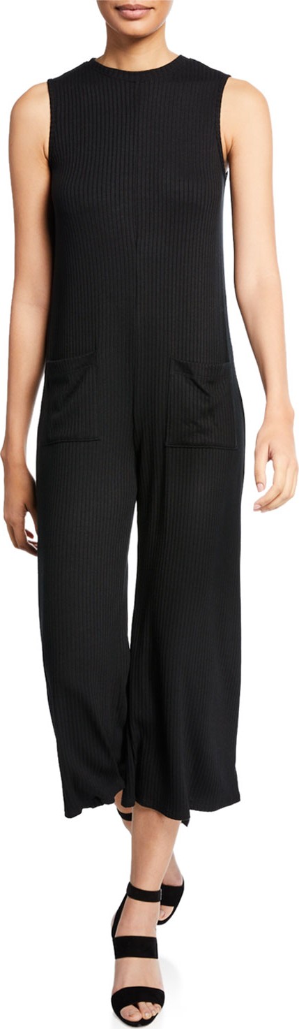Rachel Pally Cassius Ribbed Sleeveless Jumpsuit