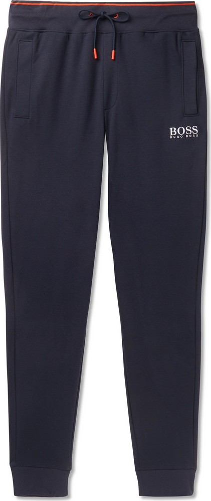 HUGO BOSS Slim-Fit Tapered Cotton-Jersey Sweatpants