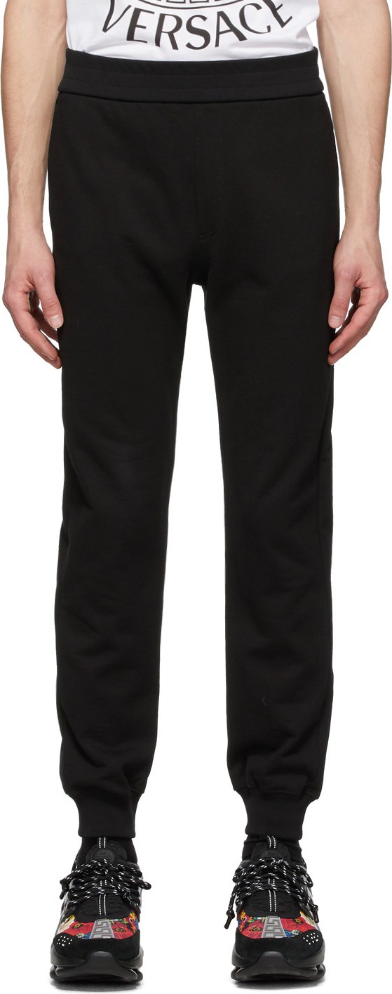Versace SSENSE Exclusive Black Medusa Laurel Lounge Pants