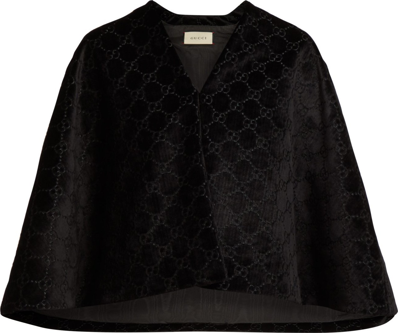Gucci GG velvet cape