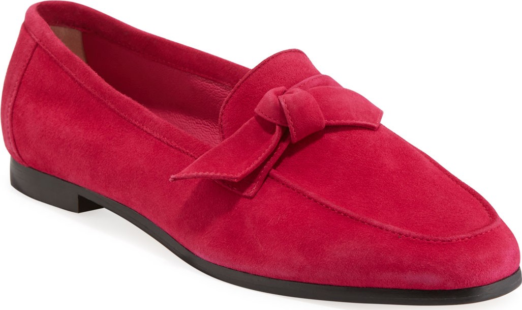 Alexandre Birman Becky Suede Flat Loafers