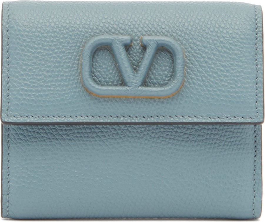 Valentino V-sling leather wallet
