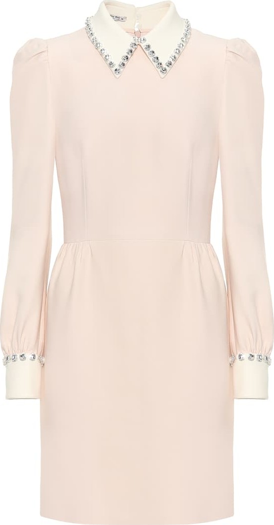 Miu Miu Embellished cady dress