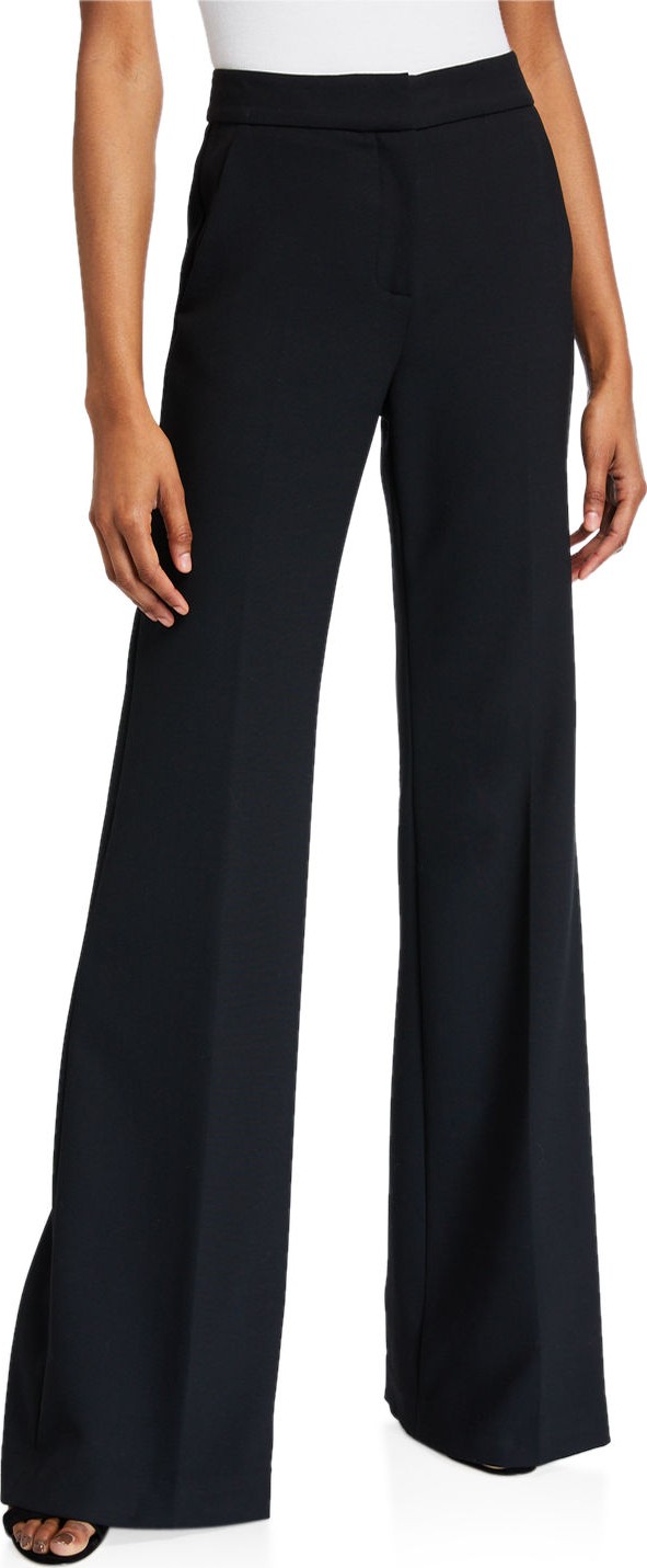 Veronica Beard Lebone High-Rise Wide-Leg Pants