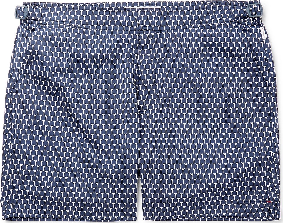Orlebar Brown Bulldog Mid-Length Printed Swim Shorts