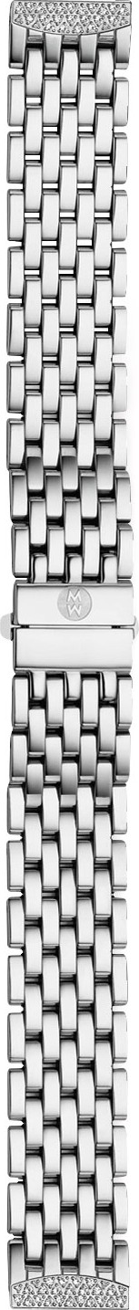 MICHELE 16mm Urban Mini Diamond Bracelet, Steel