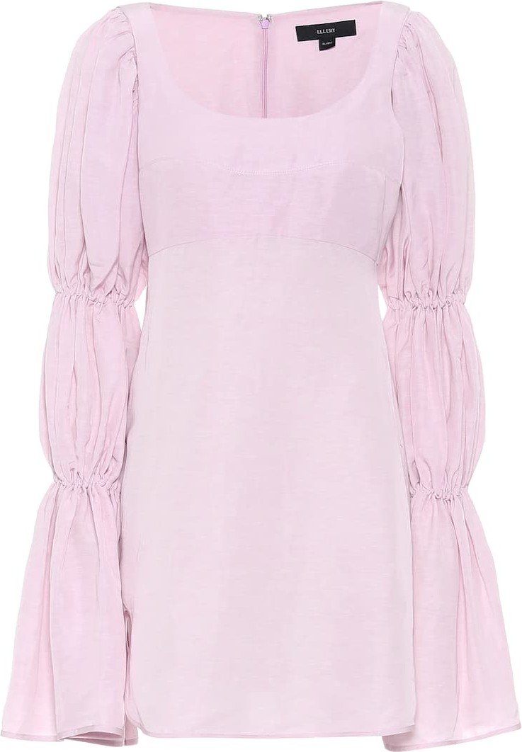 Ellery Capri linen-blend minidress