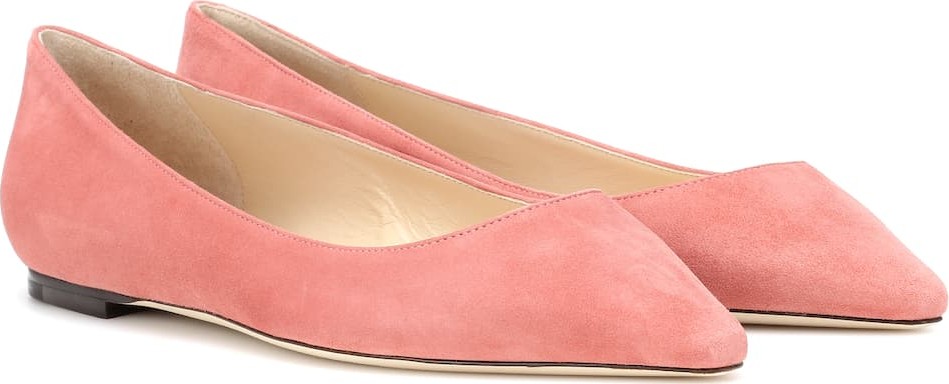 Jimmy Choo Romy suede ballet flats