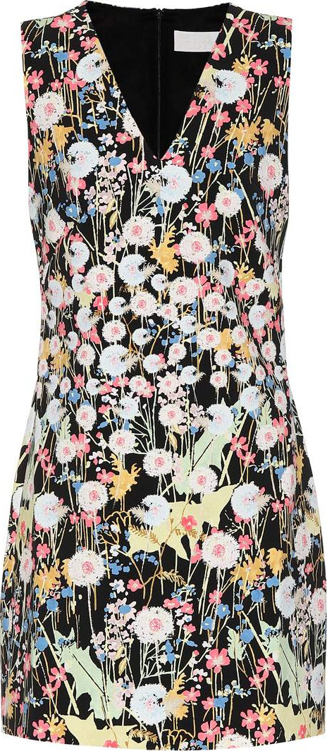 Peter Pilotto Floral-printed cady dress