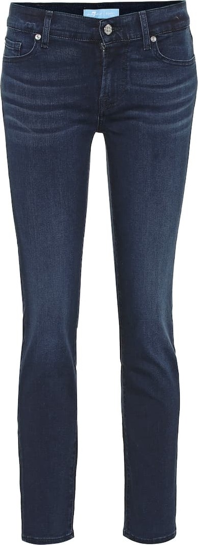 7 For All Mankind Roxanne mid-rise skinny jeans