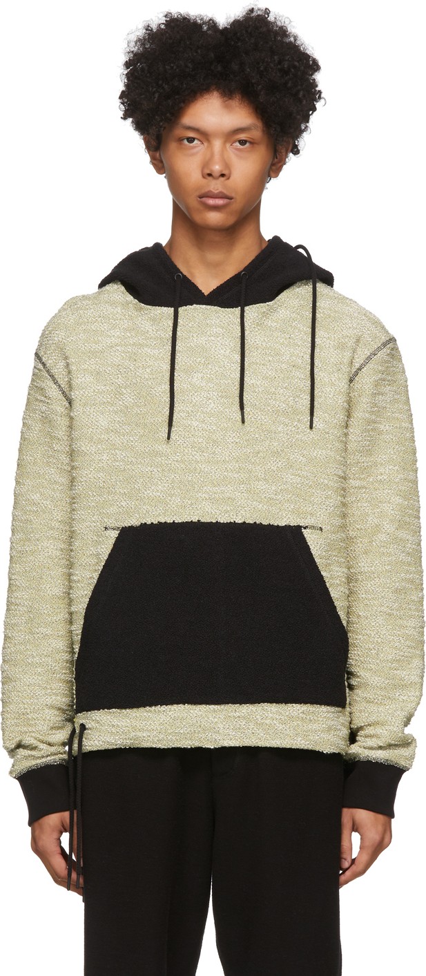 Craig Green Black & Green Reverse Laced Hoodie