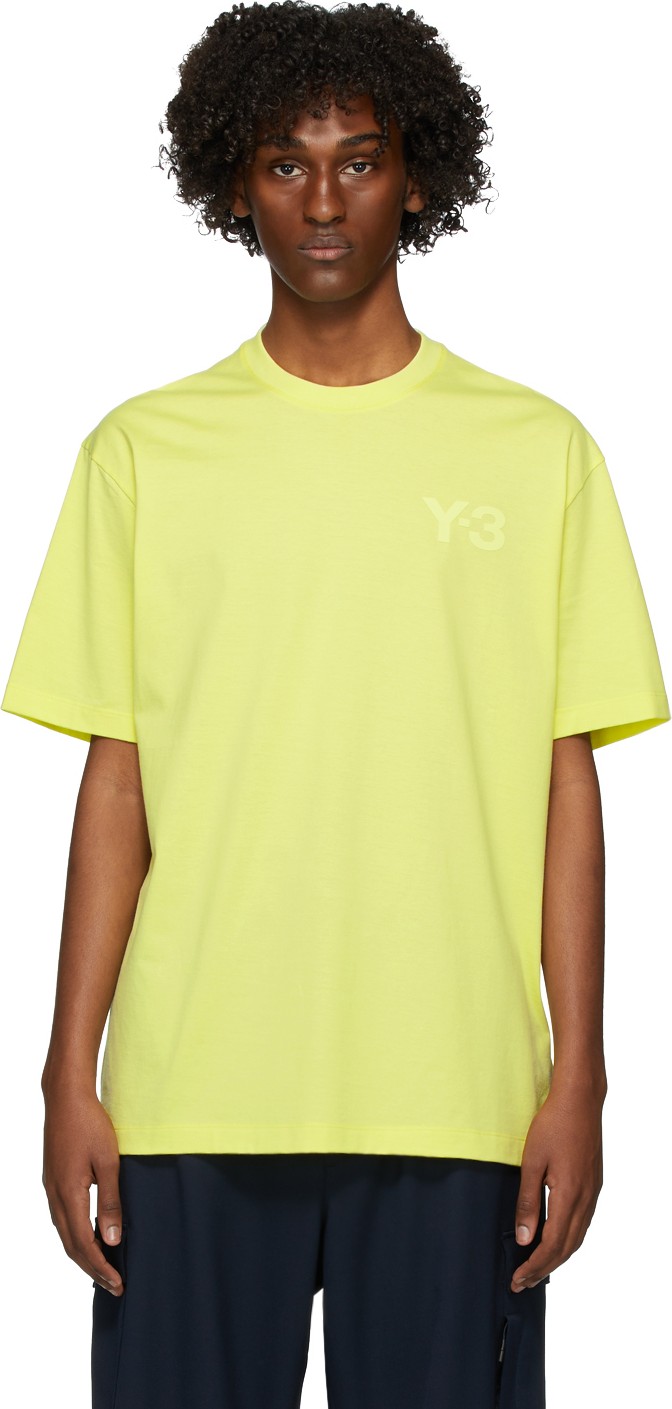 Y-3 Yellow Logo T-Shirt