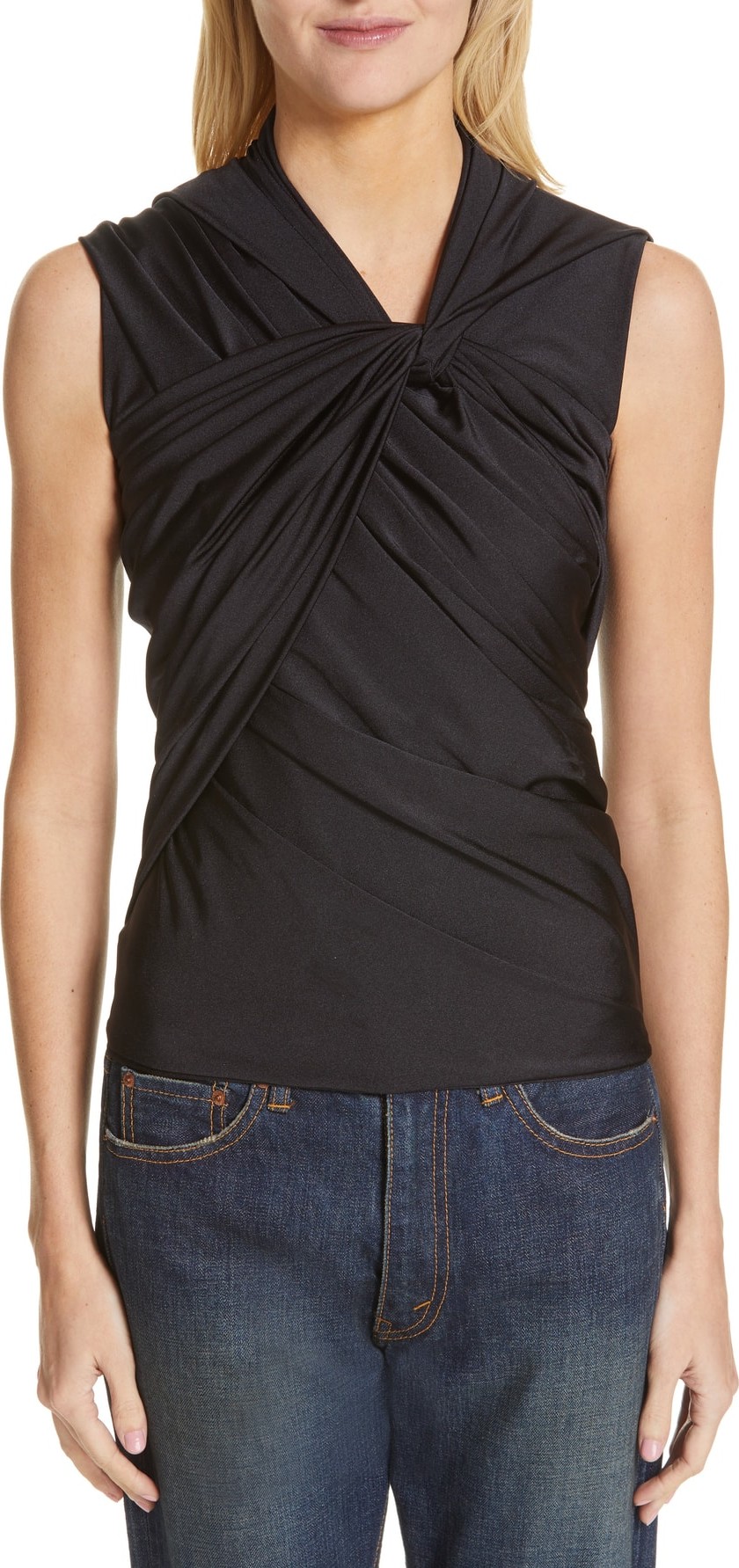 Balenciaga Pleated Tank Top