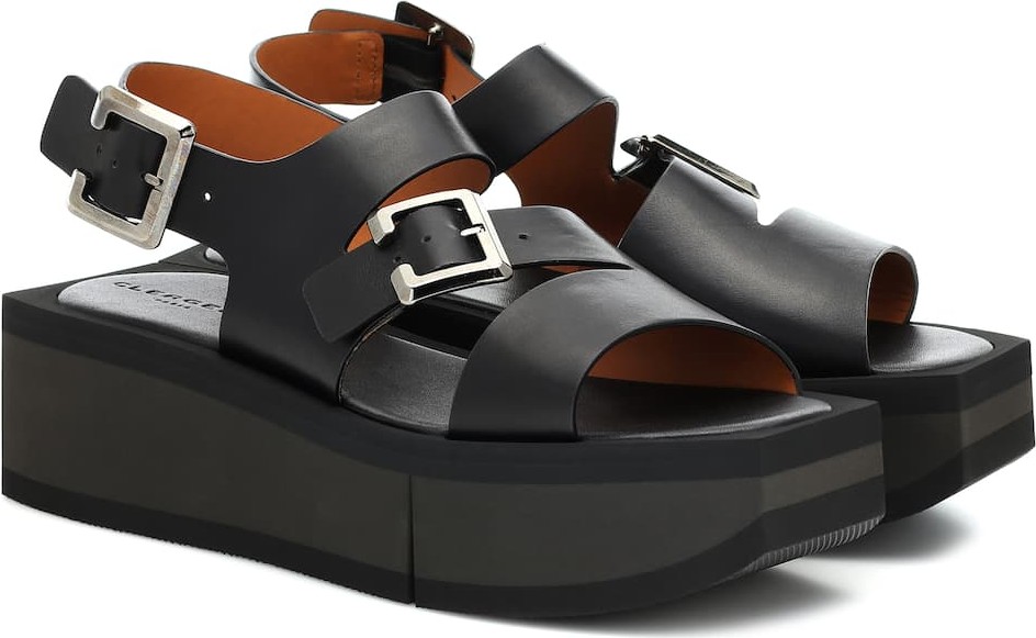 Robert Clergerie Ulysse leather platform sandals