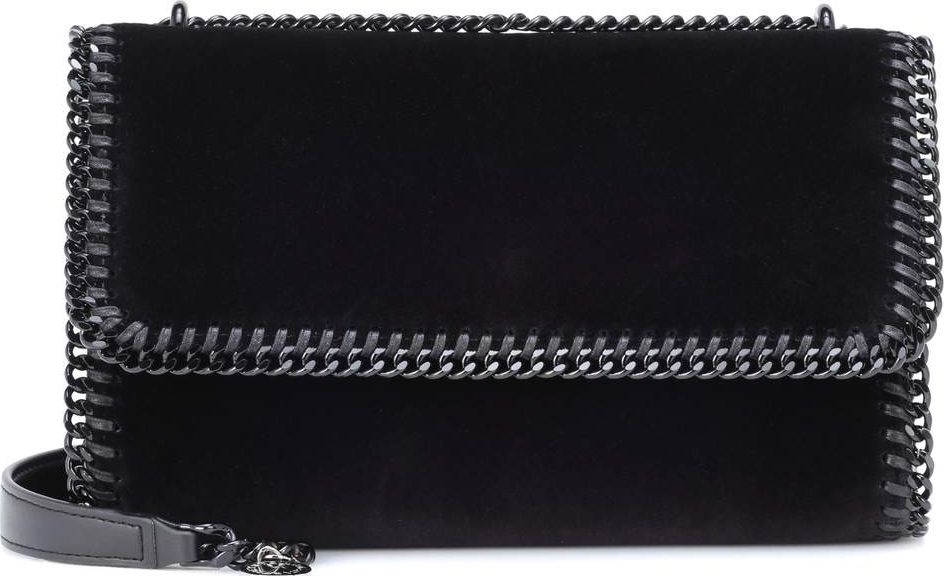 Stella McCartney Falabella velvet shoulder bag