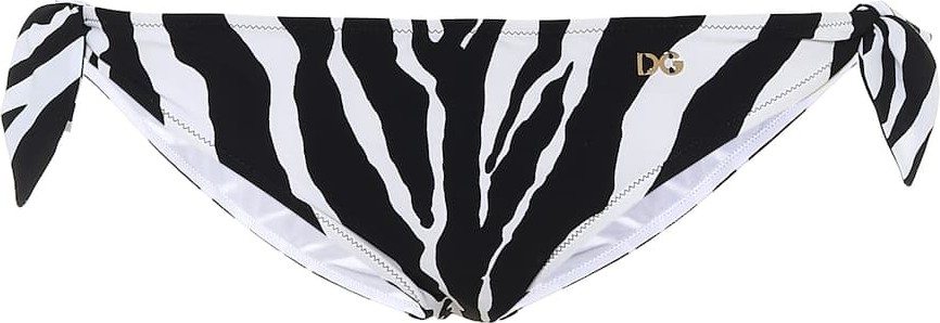 Dolce & Gabbana Zebra-print bikini bottoms