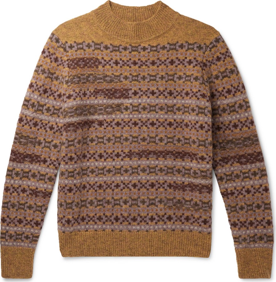 Isabel Marant Nills Fair Isle Wool Sweater