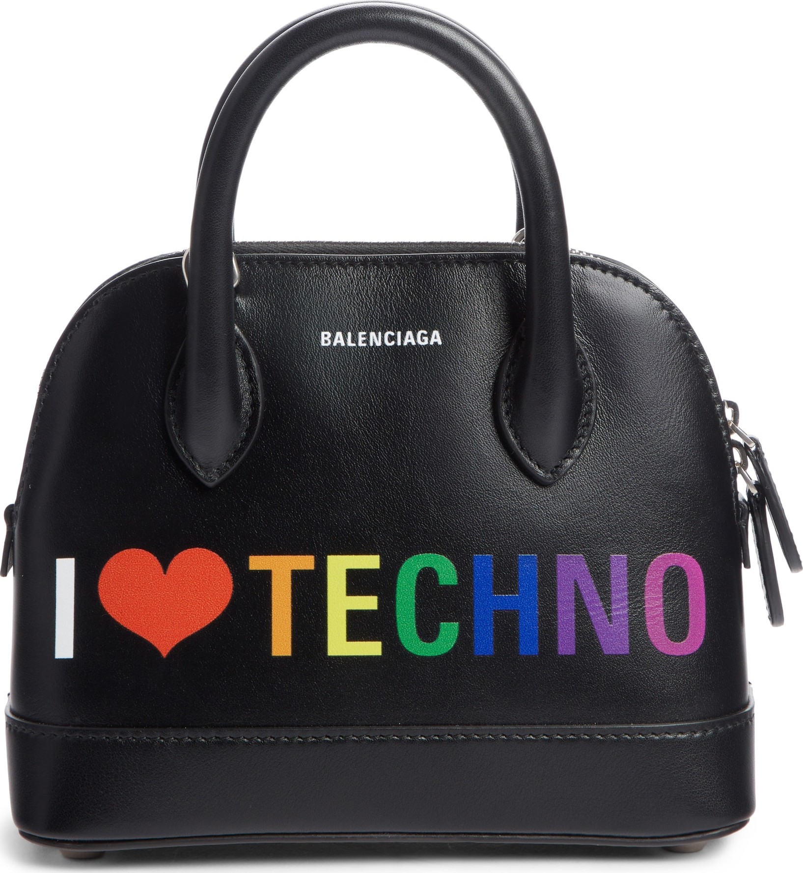 Balenciaga Extra Extra Small Ville Caflskin Satchel