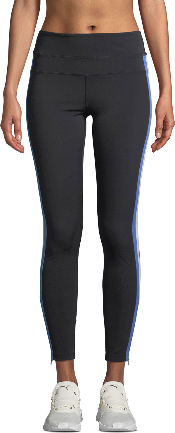 Spiritual Gangster Side-Stripe High-Rise Activewear Track Tights