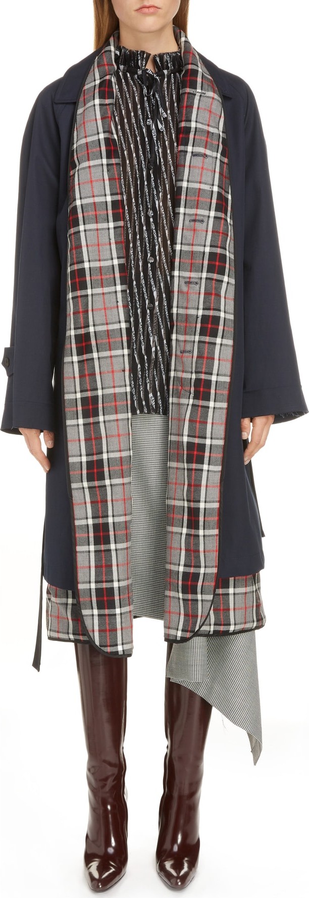 Balenciaga Layered Trench Coat