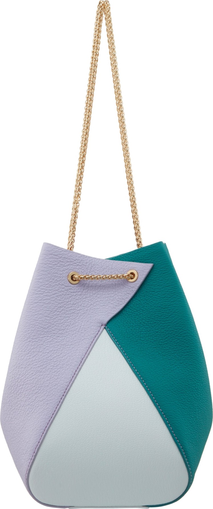 The Volon Mani Colorblock Leather Shoulder Bag
