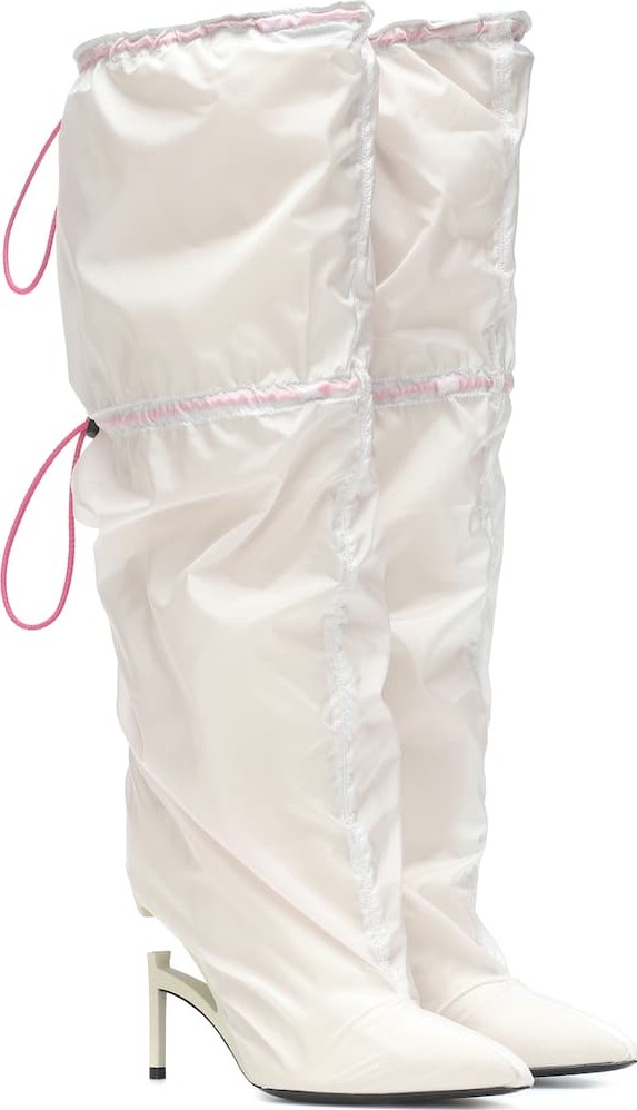 Unravel Leather over-the-knee boots