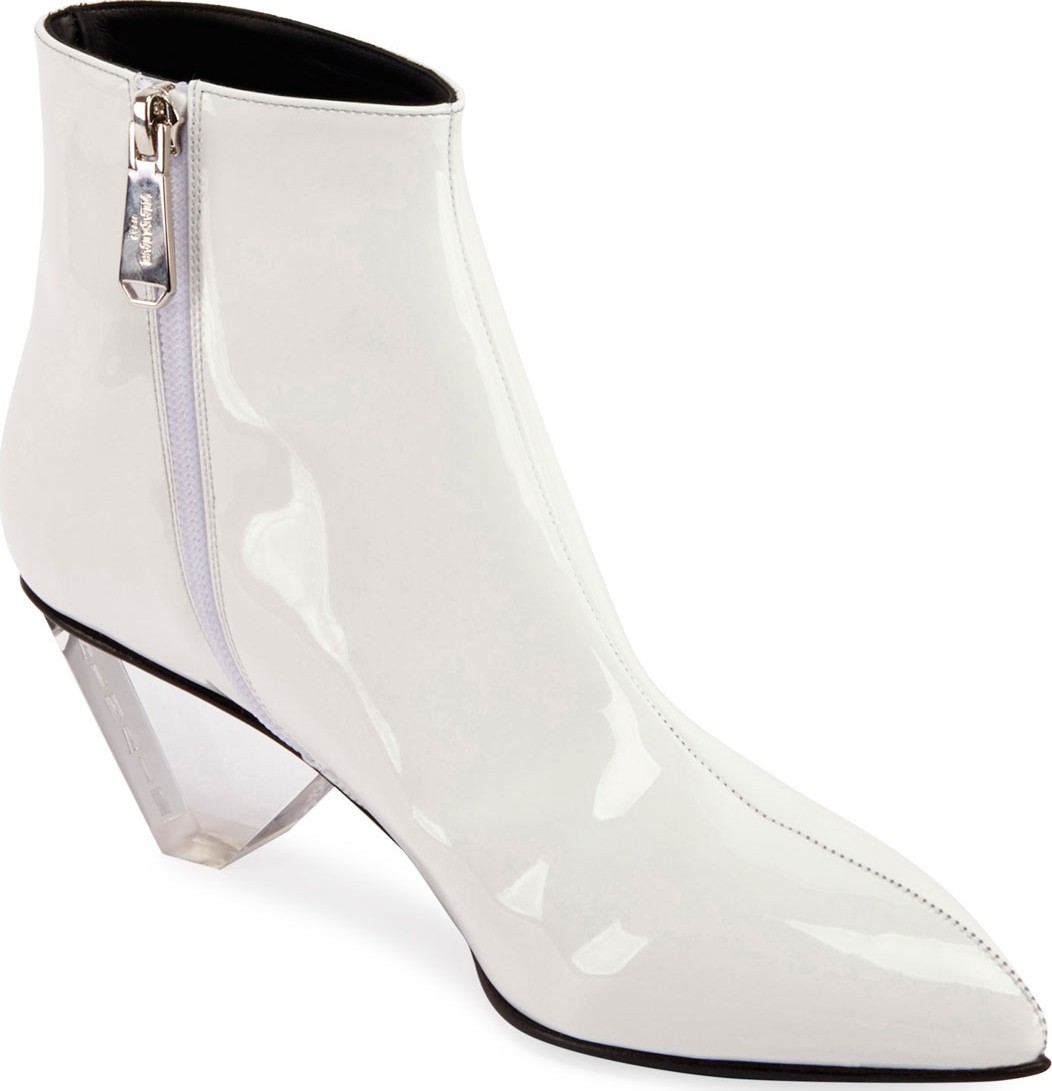 Balmain Lottie Shiny Zip Boots