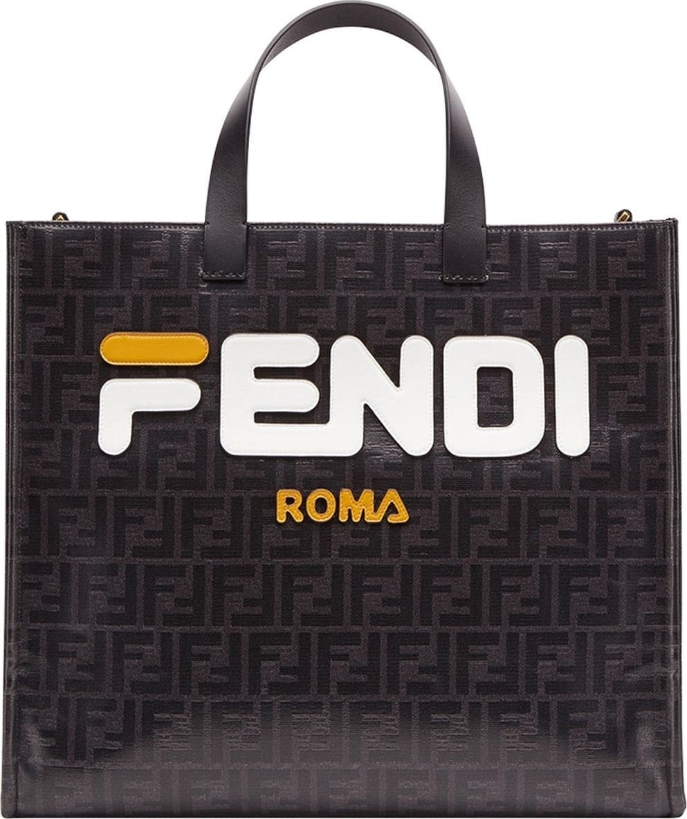 Fendi Fendi Mania logo print tote bag