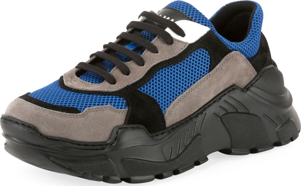 Balmain Men's Jace Low-Top Tech Sneakers