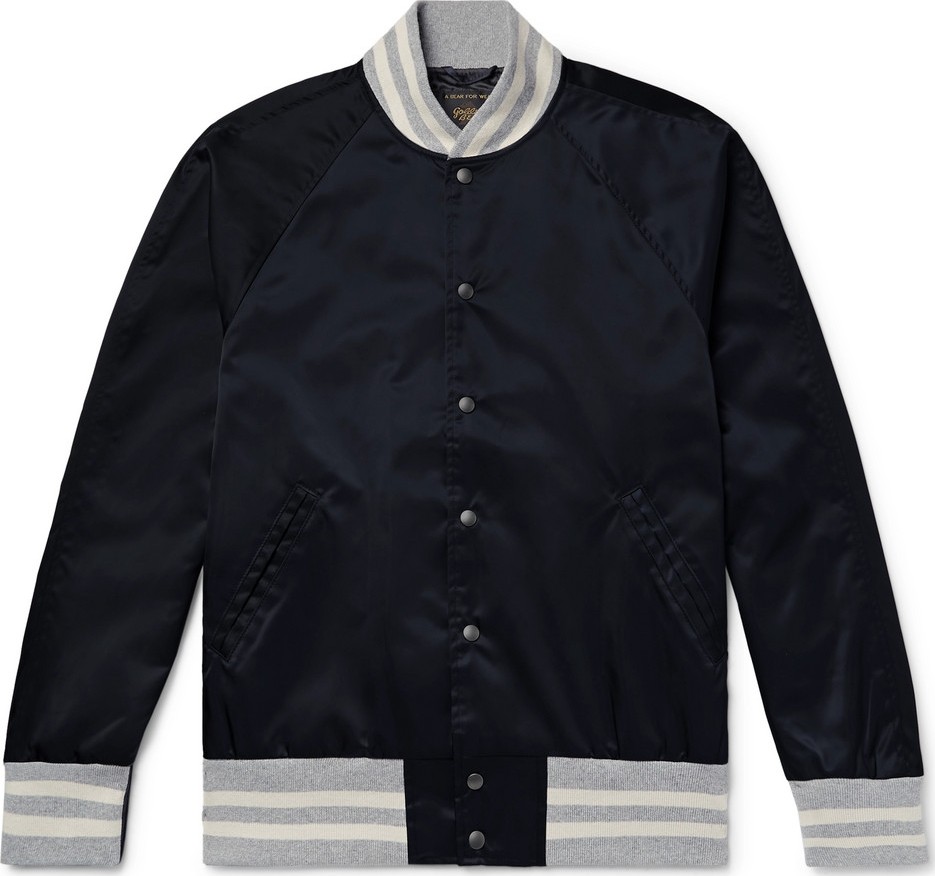 Todd Snyder + Champion + Golden Bear Nylon Bomber Jacket