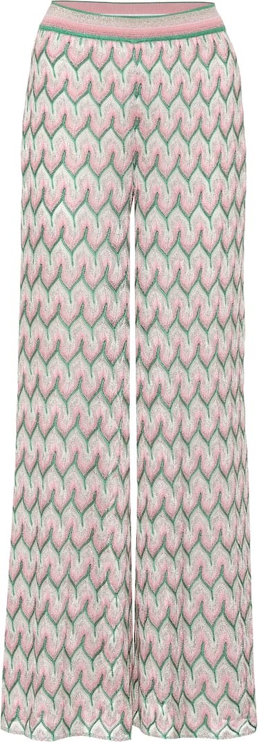 Missoni High-rise wide-leg pants