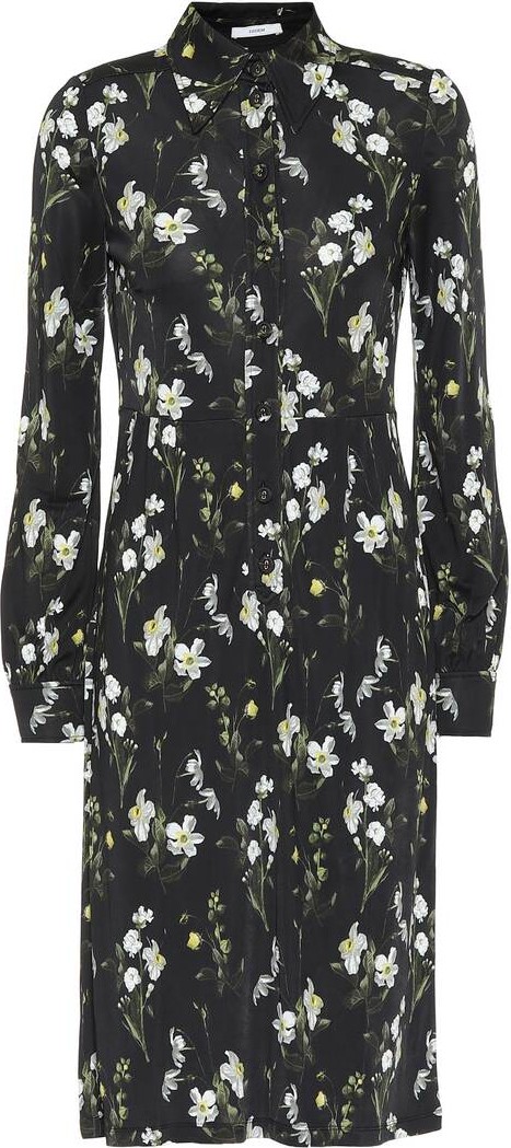 Erdem Tullio floral jersey midi dress