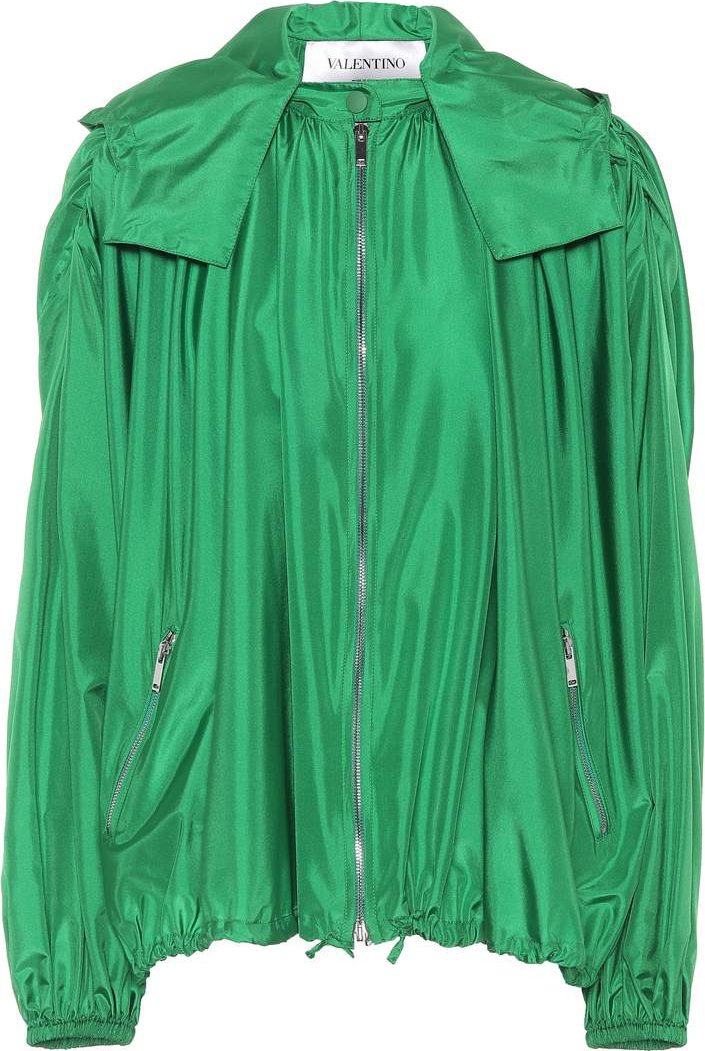 Valentino Silk Hooded jacket