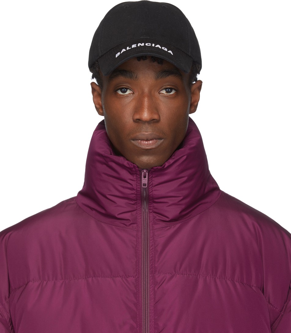 Balenciaga Black Logo Hat