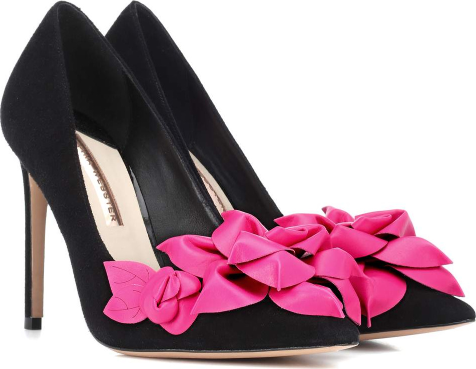 Sophia Webster Exclusive to Mytheresa – Jumbo Lilico suede and leather pumps