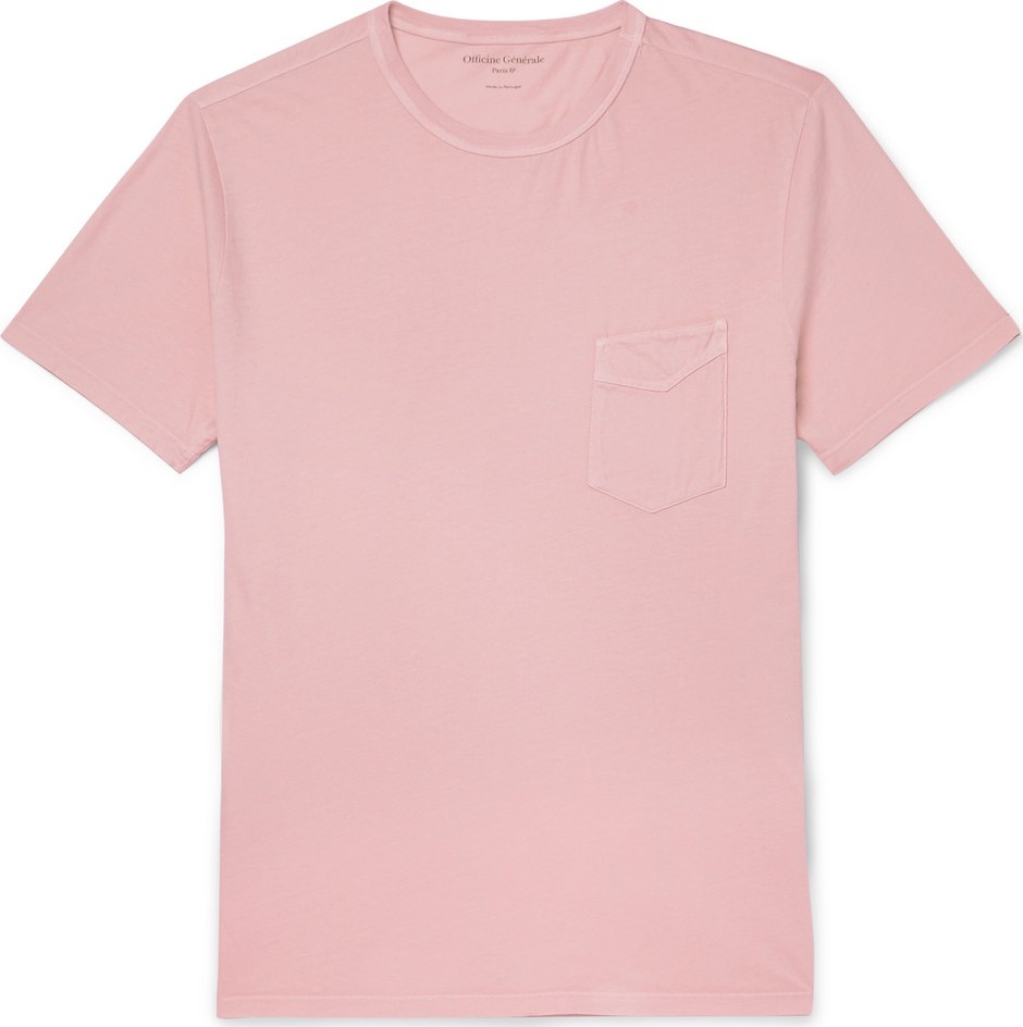 Officine Générale Slim-Fit Garment-Dyed Cotton-Jersey T-Shirt