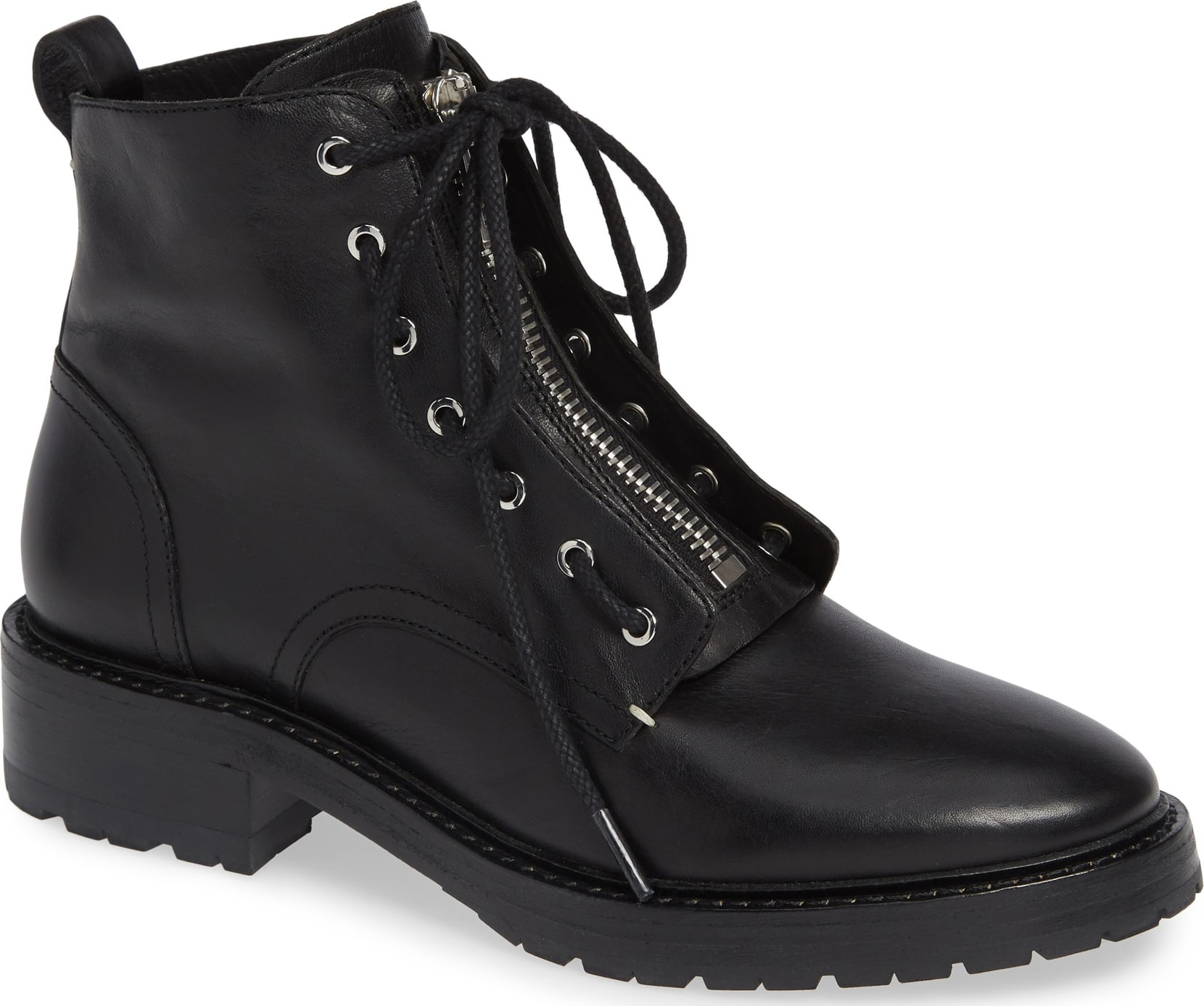 Rag & Bone Cannon Front Zip Combat Boot